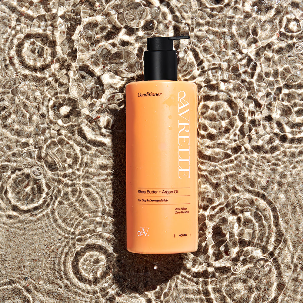 SHEA BUTTER + ARGAN OIL MOISTURIZING CONDITIONER FOR DRY AND DAMAGED HAIR