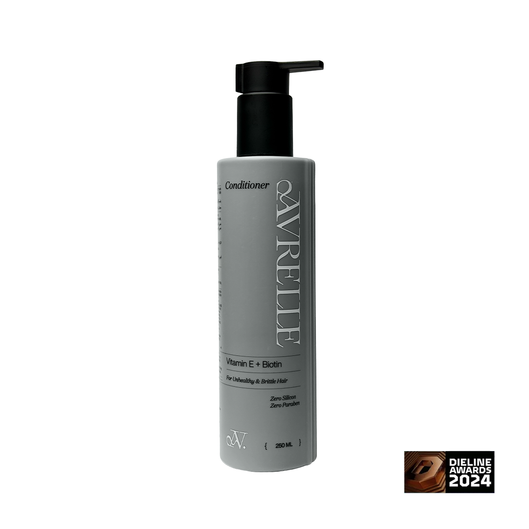 بلسم لترطيب الشعر التالف والهش بالفيتامين E + البيوتين 